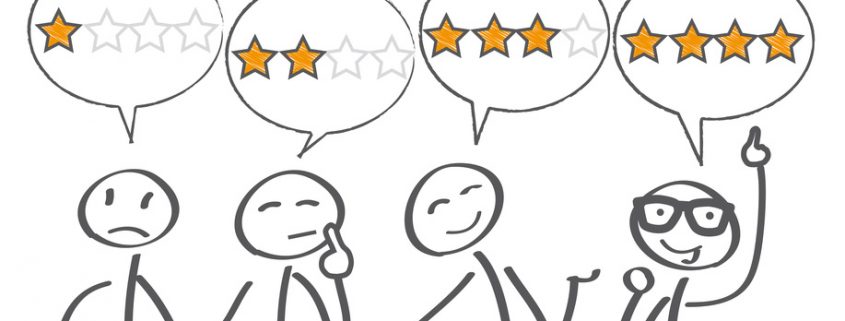 4 customer rankings are shown, from 1 star to 4 stars